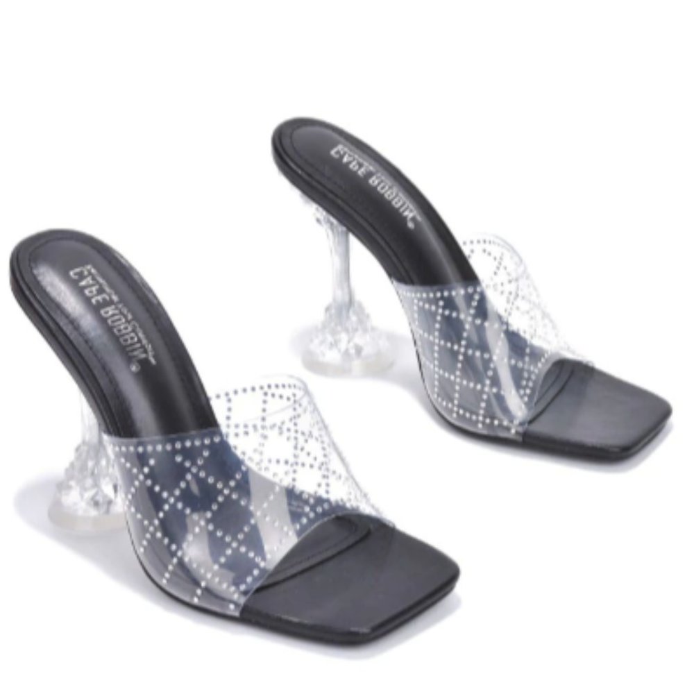 Wish You The Best Heeled Sandals - Black